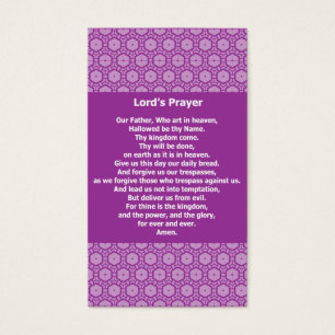 Prayer Evangelical Witness Cards主の