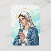 Prayer for the Unborn – Catholic Prayer Card プレイスカード (正面)