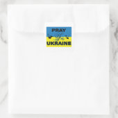 Prayer for Ukraine スクエアシール (バッグ)
