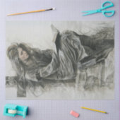 Prayer in Time of Grief Decoupage  Tissue Paper 薄葉紙 (クラフト)