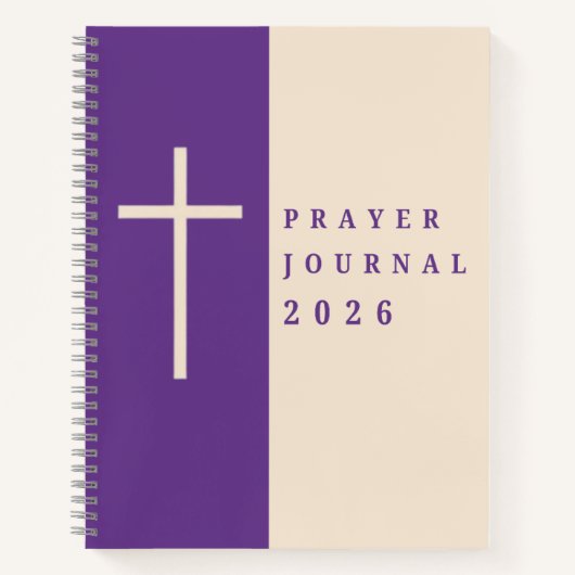 Prayer Journal 2026 ノートブック (正面)