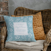  Prayer Keepsake Gift Scripture Dusty Blue Floral クッション