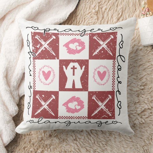Prayer Language Symbols クッション (ブランケット)