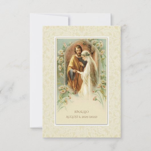 Prayer of St. Padre Pio after Holy Communion 招待状 (正面)