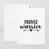 Prayer Warrior  ポストカード (正面/裏面)