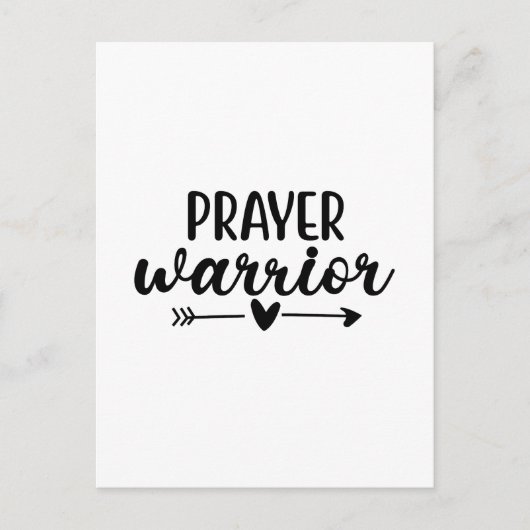 Prayer Warrior  ポストカード (正面)