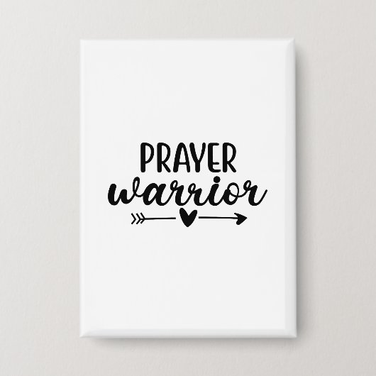 Prayer Warrior  缶バッジ (正面)