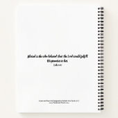 Prayer Warrior Journal Notebook ノートブック (裏面)