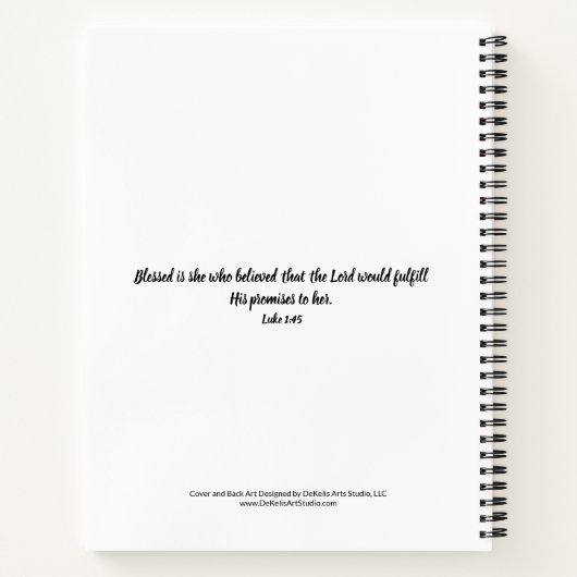 Prayer Warrior Journal Notebook ノートブック (裏面)