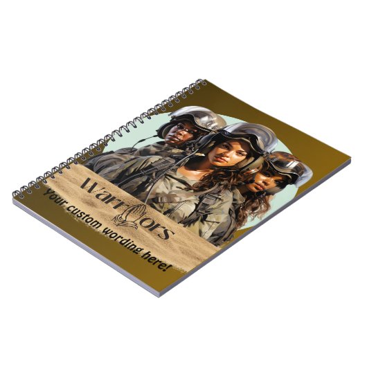 Prayer Warrior Spiral Notebook  ノートブック (左側)