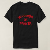 Prayer warrior tシャツ (デザイン正面)