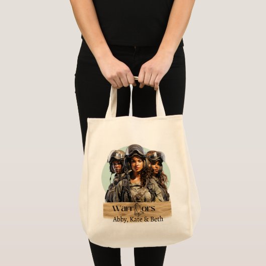 Prayer Warrior tote bag トートバッグ (正面(商品))