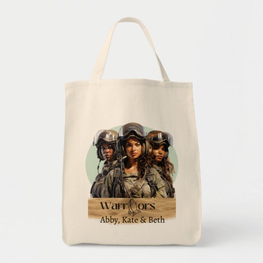 Prayer Warrior tote bag トートバッグ (正面)