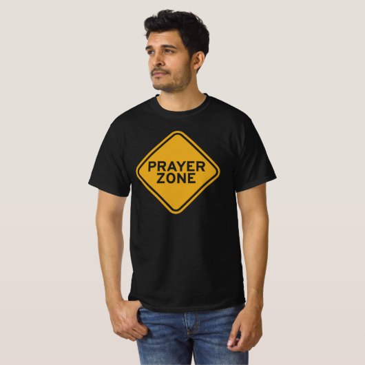 Prayer Zone – Peace, Focus and Faith Tシャツ (正面フル)