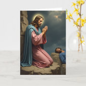 Prayerful Reflection Art Card カード (黄色い花)