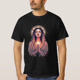 Prayers in the Shadows - Goth Madonna Tシャツ