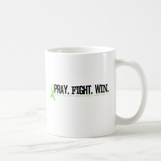 PrayFightWin コーヒーマグカップ (右)