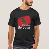 #PrayForMorocco Tシャツ (正面)