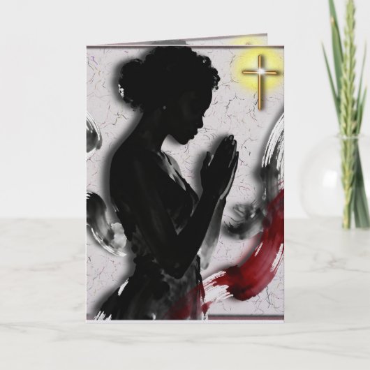 Praying For You Encouragement カード (正面)