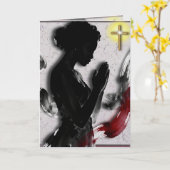 Praying For You Encouragement カード (黄色い花)