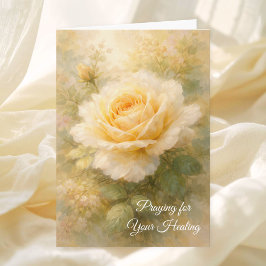 Praying for Your Healing Christian Sympathy カード