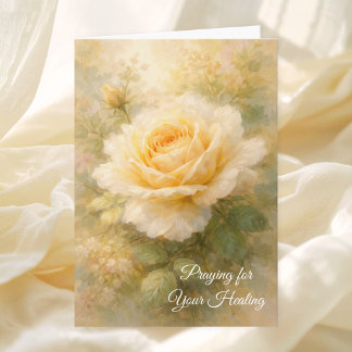 Praying for Your Healing Christian Sympathy カード