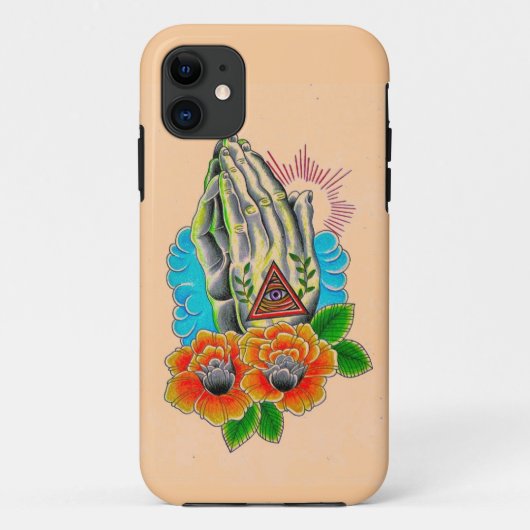 praying hands Case-Mate iPhoneケース (裏面)