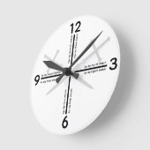 Praying the Watches Clock ラウンド壁時計 (傾斜)