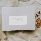 Pre-addressed Wedding Guest Mailing Label Stickers シール