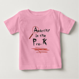 PRE-Kのオーガニックなクリーパーの無秩序 ベビーTシャツ