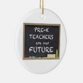 PRE-Kの先生のためのギフト セラミックオーナメント (右)