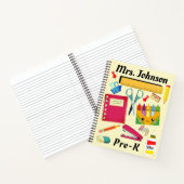 Pre-K先生の学校用品ノートブック ノートブック (内部)