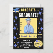 PRE-K卒業写真の発表2025 招待状 (正面)