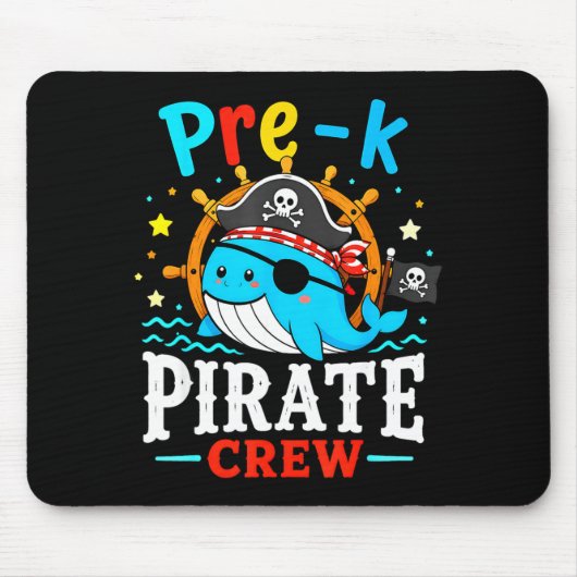 Pre-k 海賊団クジラ先生生徒ハロウィン マウスパッド (正面)