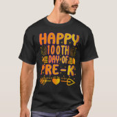 Pre-k 100日おめでとうTシャツ Tシャツ (正面)