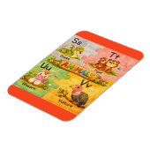 Pre-K Animal Alphabet Fridge Magnet S-V マグネット (左側)