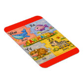 Pre-K Animal Alphabet Fridge Magnet W-Z マグネット (右側)