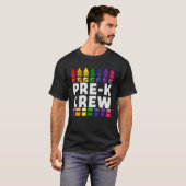 Pre K Crew Color Pencils新学期 Tシャツ (正面フル)