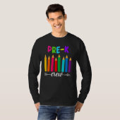 Pre K Crew Teacher Student Back To School Pre K Pe Tシャツ (正面フル)