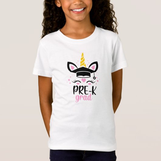 Pre-K GradかわいいTシャツフローラ Tシャツ (正面)