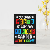 Pre-k Grad 2025 Preschool卒業2025長 カード (黄色い花)