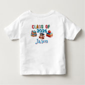 Pre K Grad 2026 トドラーTシャツ (裏面)