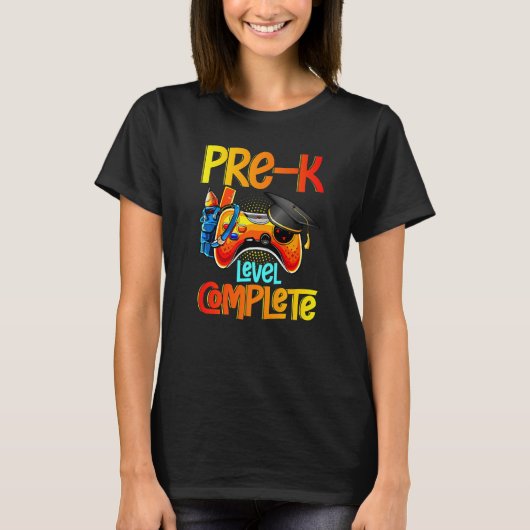 Pre-K Graduation Gamer Level Complete Video Game G Tシャツ (正面)