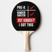 PRE-K KINDERGARTEN 1ST GRADE? I GOT THIS 卓球ラケット (正面)