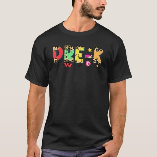 Pre K Leopard先生キッズチームSchoの初日 Tシャツ (正面)