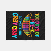 Pre-K Meの得Crayの感じ日 フリースブランケット (正面(横))