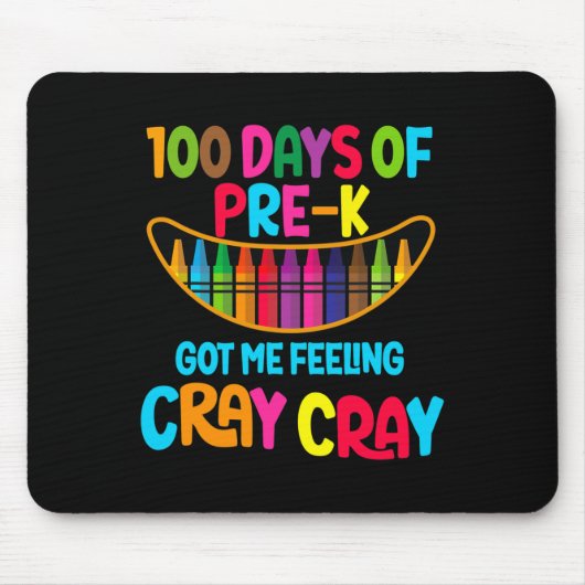 Pre-K Meの得Crayの感じ日 マウスパッド (正面)