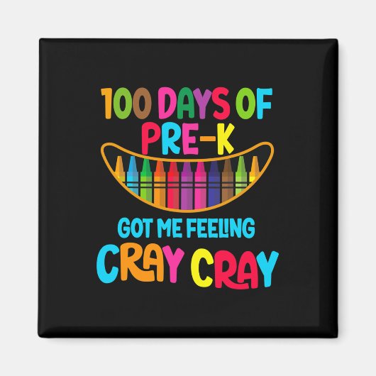 Pre-K Meの得Crayの感じ日 マグネット (正面)