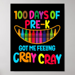 Pre-K MeのCray Cray Tの100得日感じの幸せ ポスター