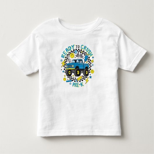 Pre-K Power Ride: Ready to Roll with Style トドラーTシャツ (正面)